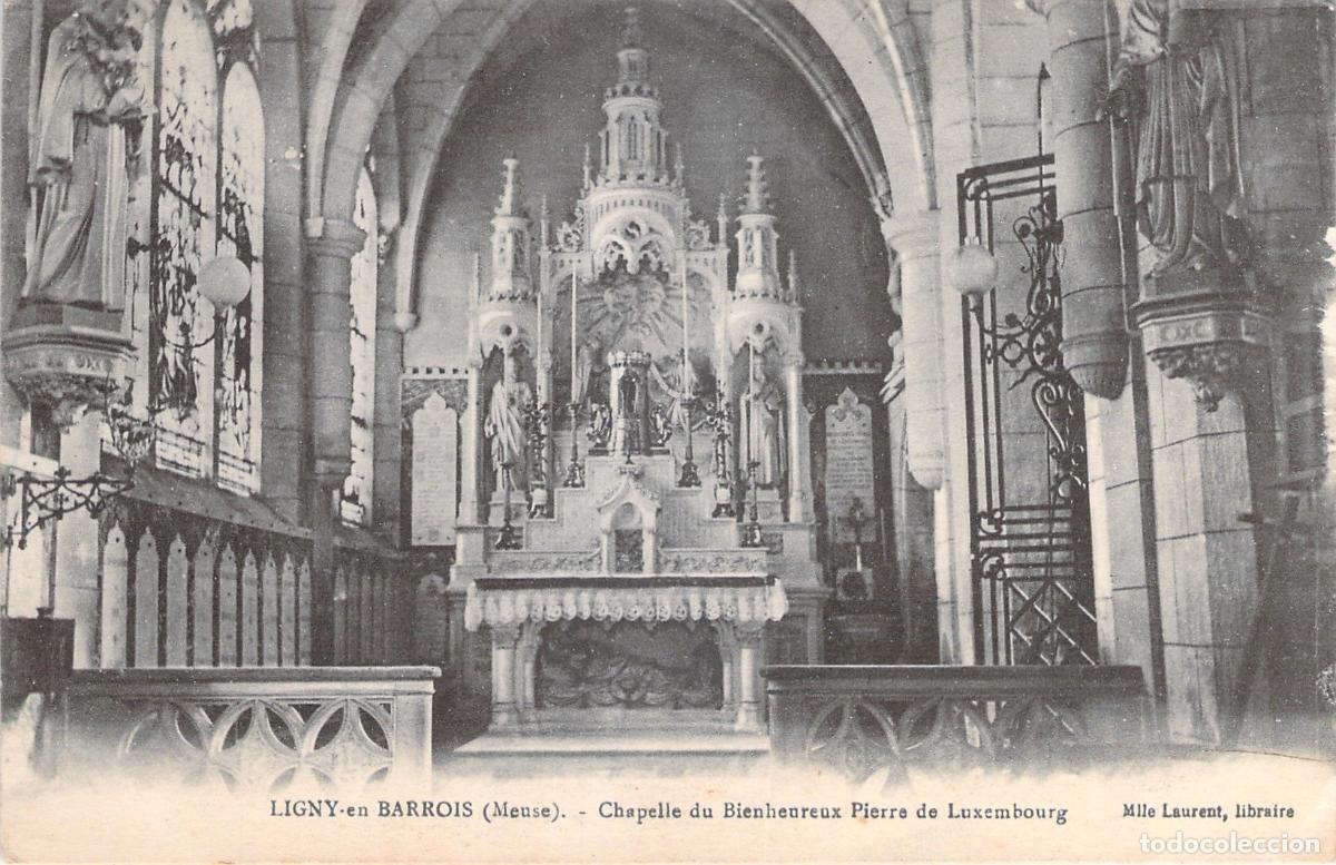 Postkarten: Postal de la Capilla del Beato Pierre de Luxembourg en Ligny-en-Barrois