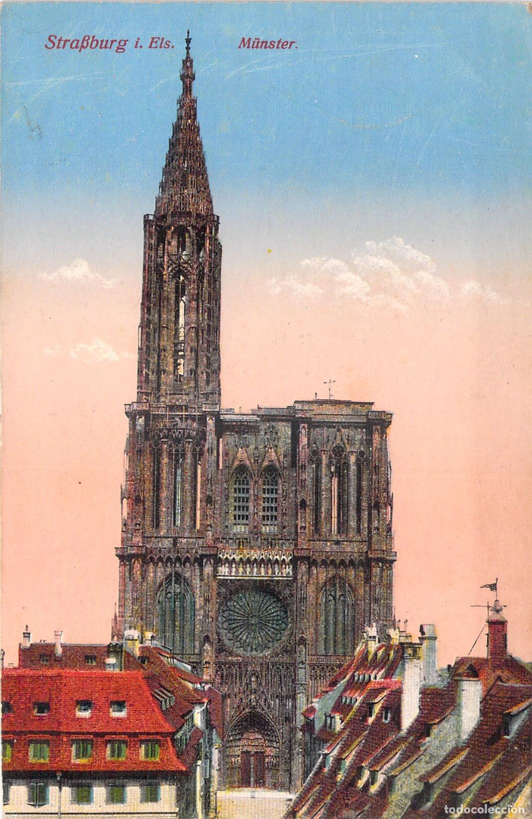 Postcards: Postal de la Catedral de Estrasburgo, Alsacia, Francia