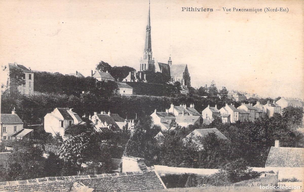 Postcards: Postal de Pithiviers vista panor&aacute;mica del noreste Francia