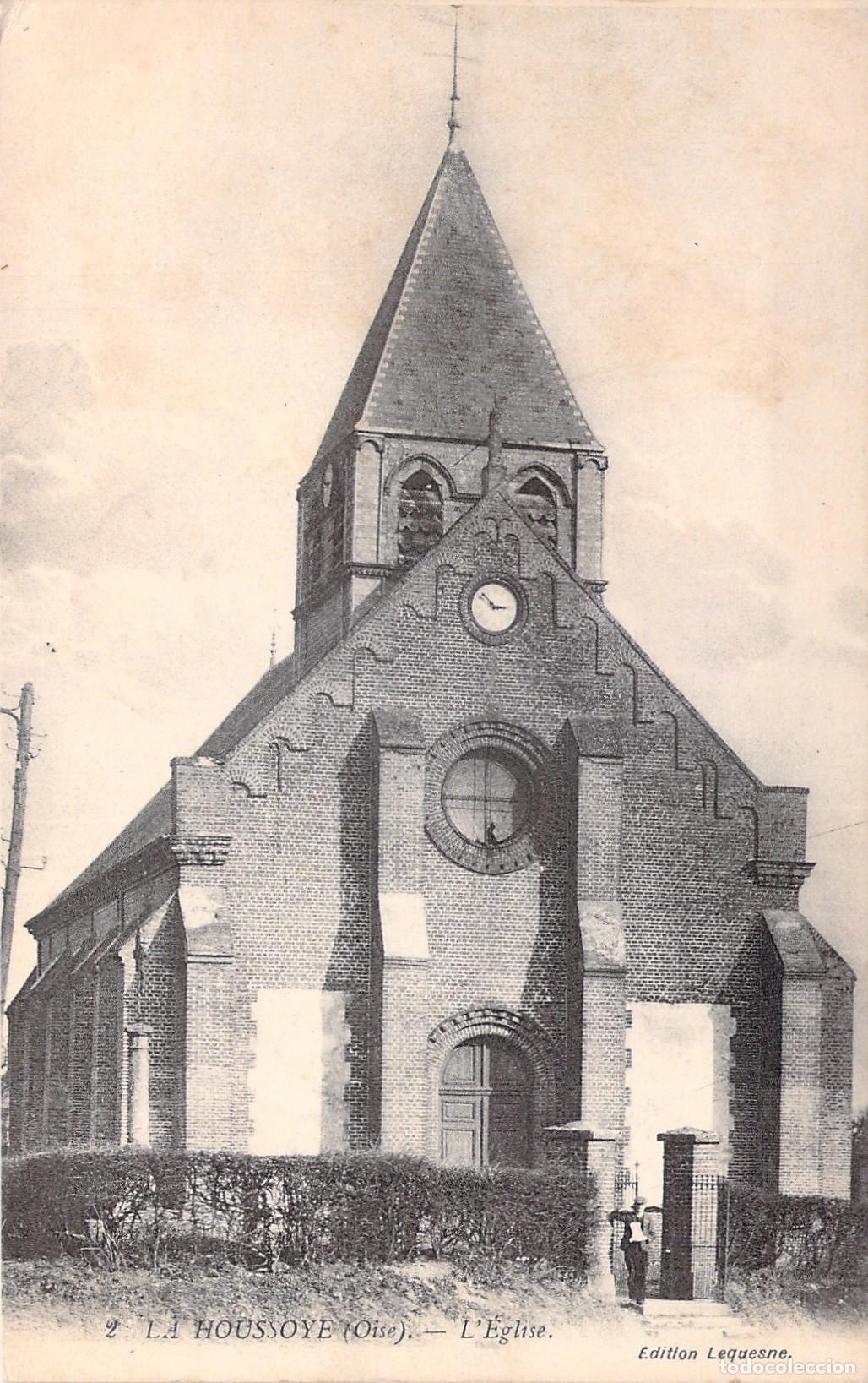 Postales: Postal de la Iglesia de La Houssoye, Francia