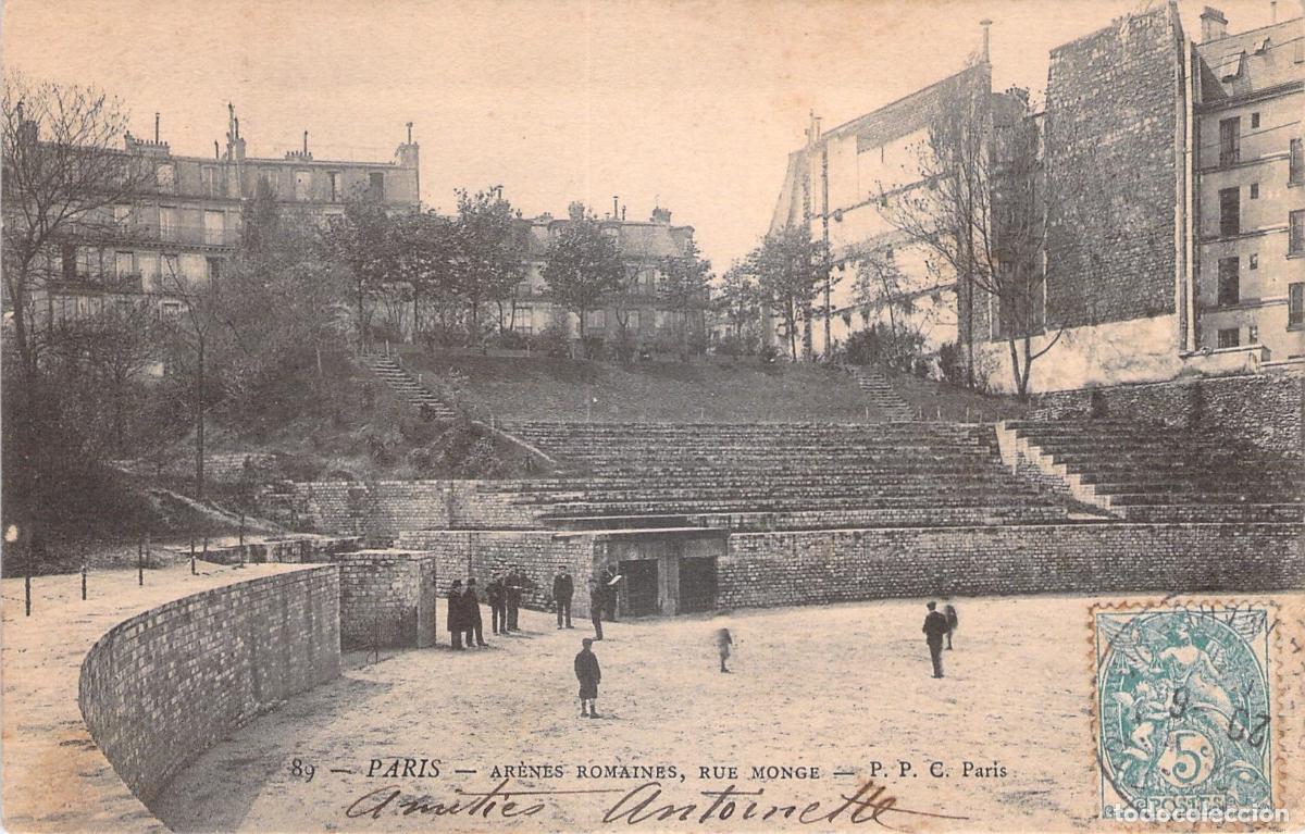Postales: Postal de las Ar&egrave;nes de Lut&egrave;ce en Par&iacute;s