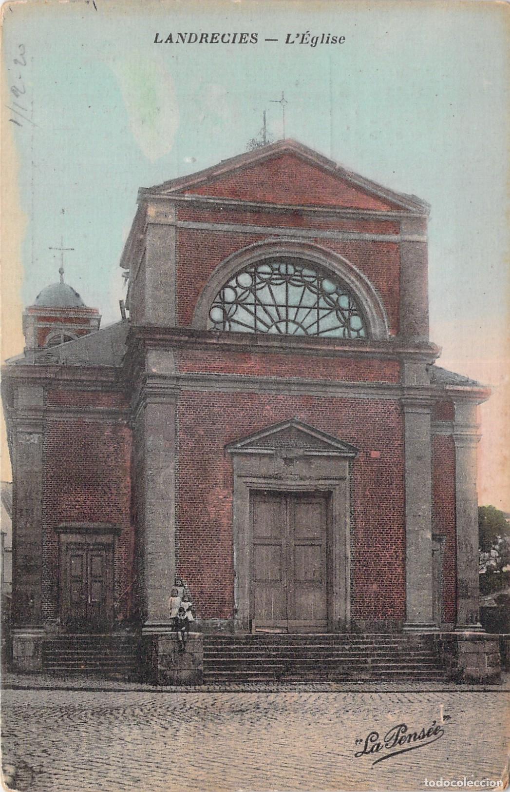 Postales: Postal de la Iglesia de Landrecies Francia
