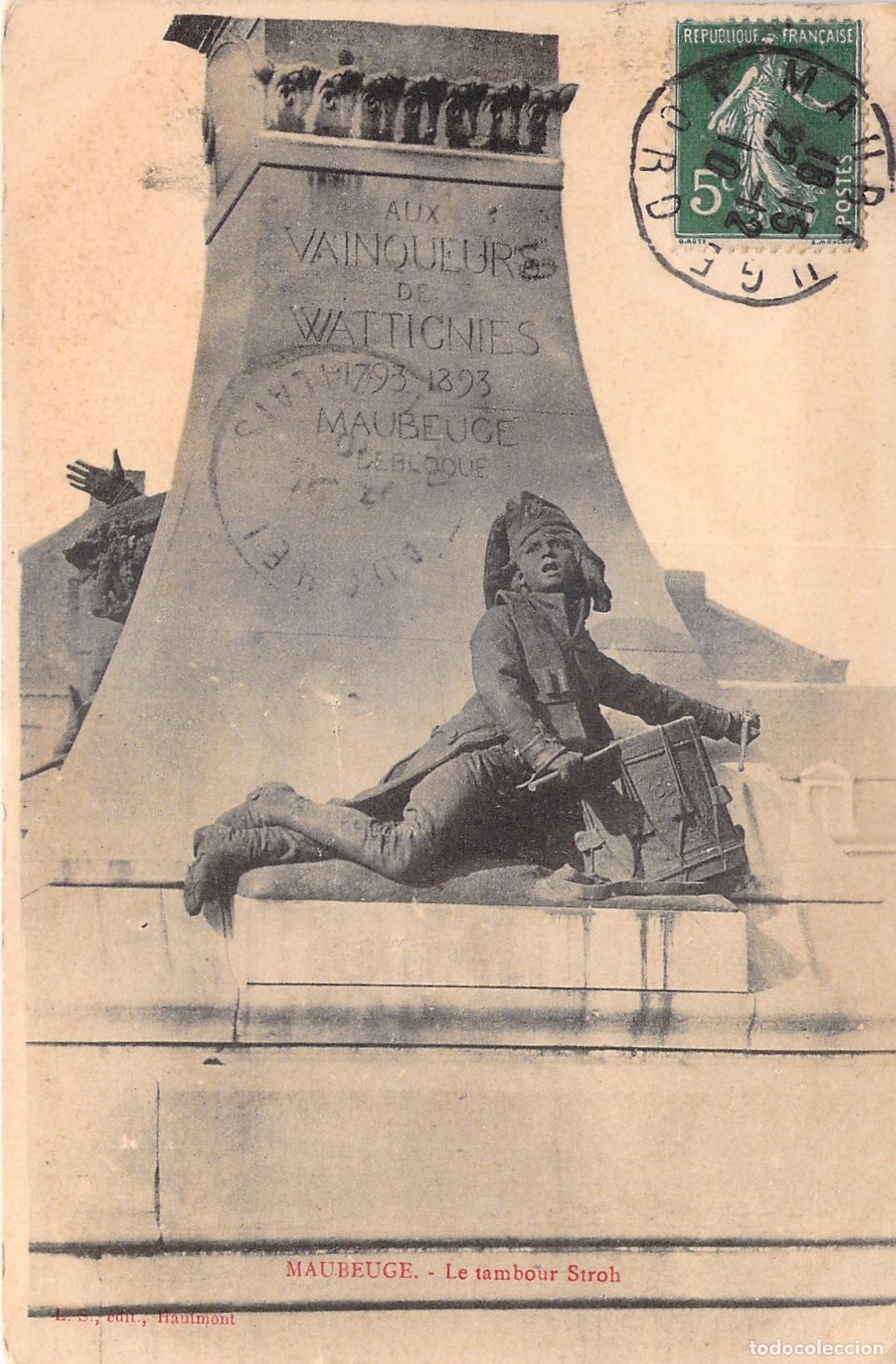 Postales: Postal de Maubeuge Francia Monumento a los Vencedores de Wattignies