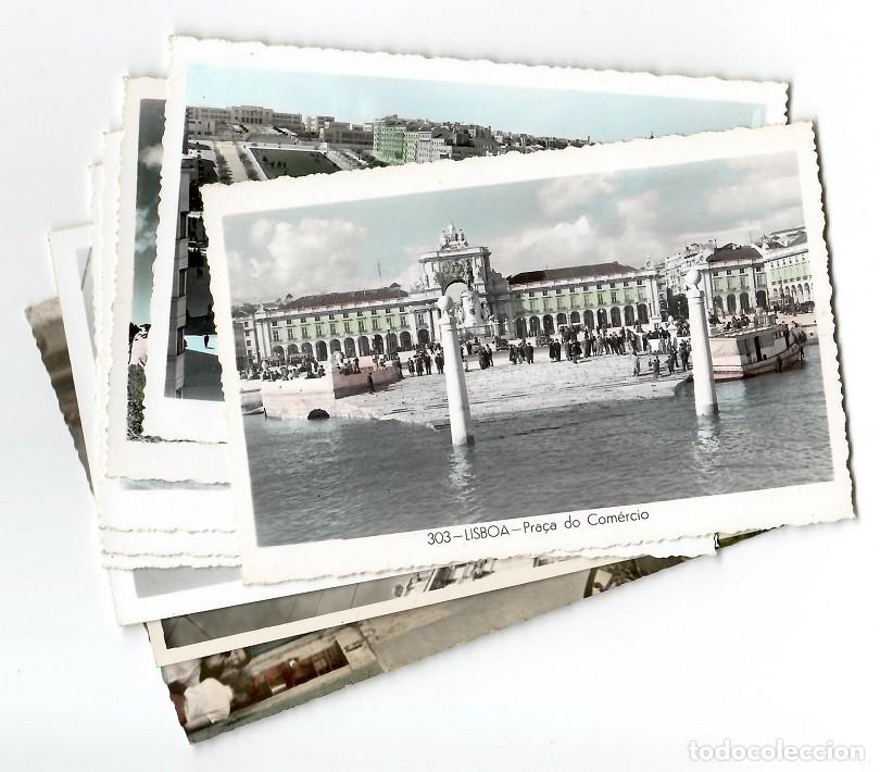 Cartes Postales: 8 Postales antiguas de Lisboa y 1 de Sintra (Portugal) - Lote muy comercial, ideal para reventa