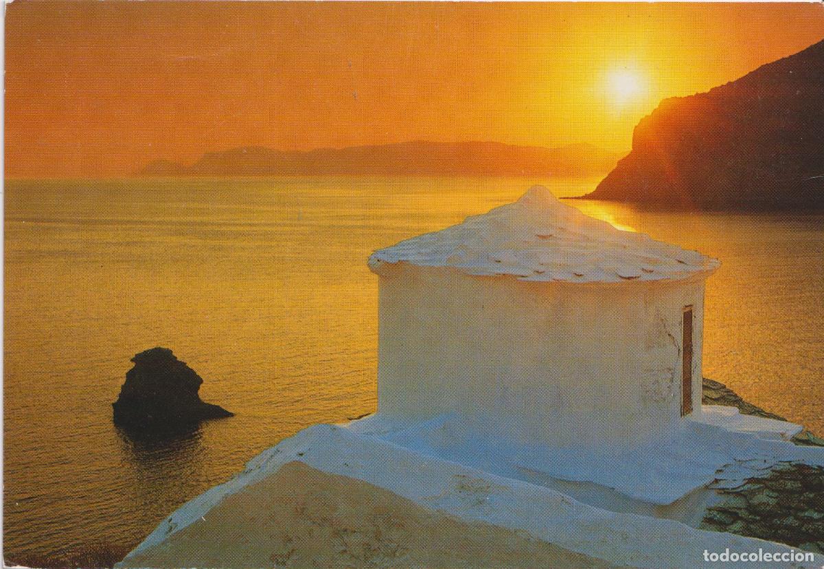 Postales: GRECIA, MAR EGEO, ISLA DE ESC&Oacute;PELOS, PANOR&Aacute;MICA - EDITIONS HAITALIS N&ordm;295 - S/C