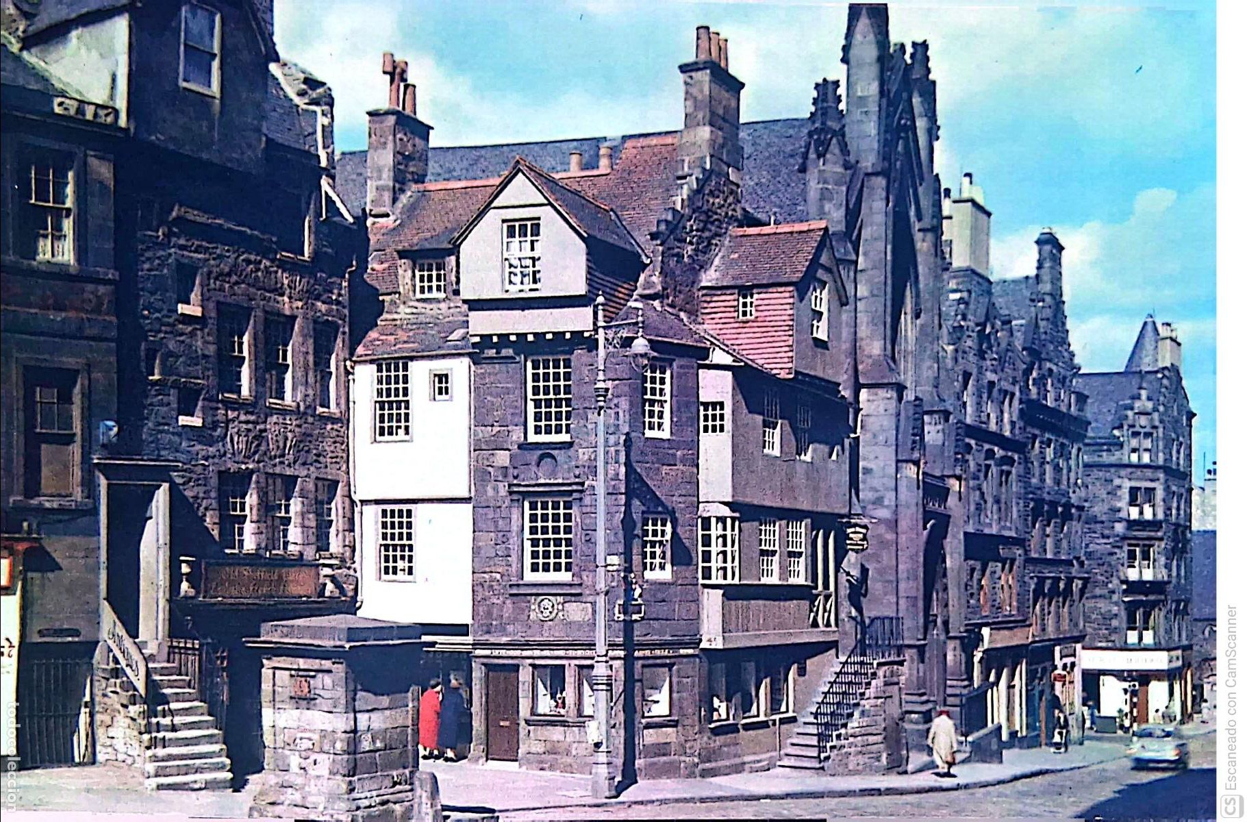 Postkarten: Edimburgo. 3807 John Knox's House. Nueva. Color