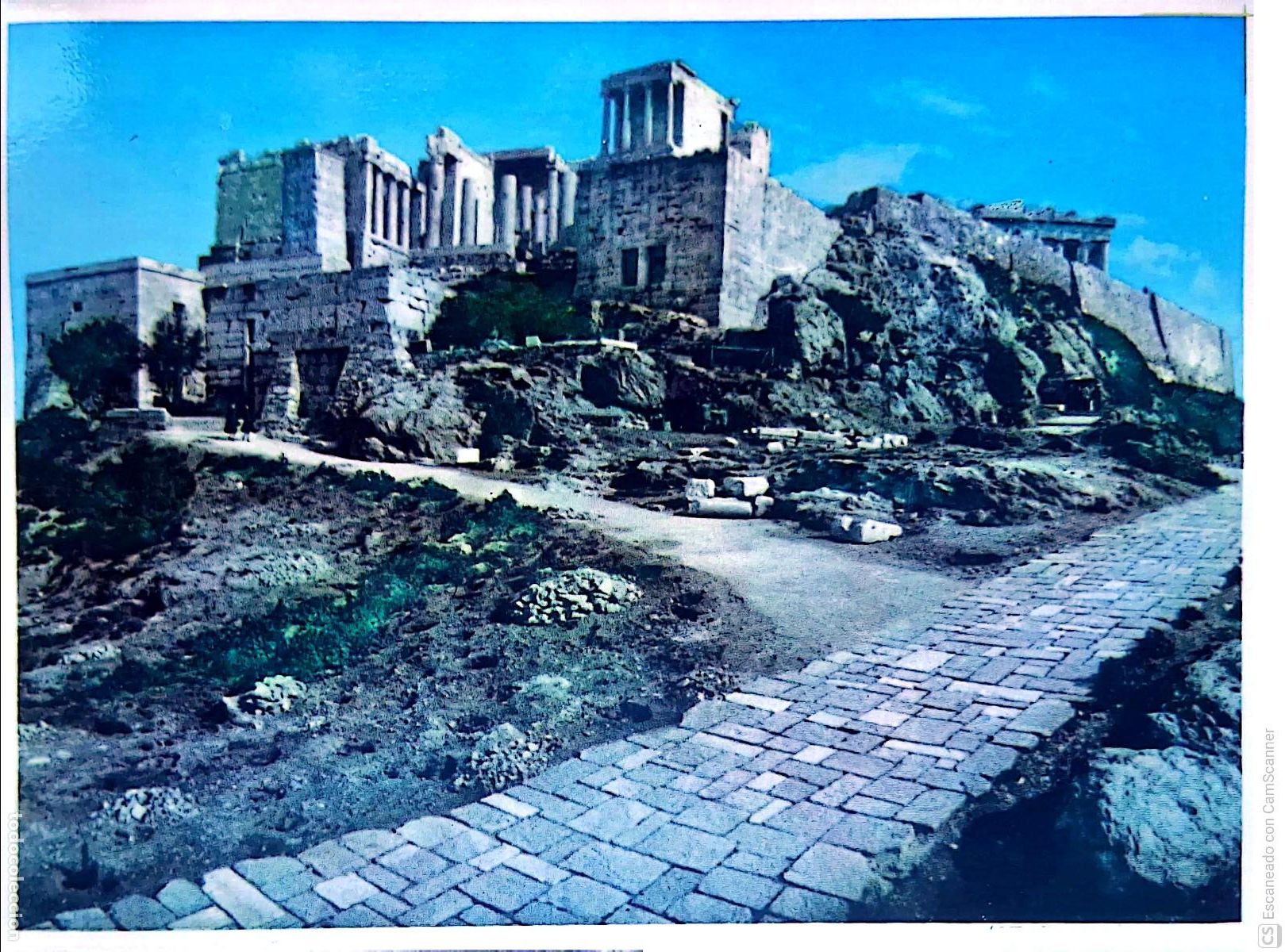 Postais: Atenas. Propileos de la Acr&oacute;polis. Nueva. Color