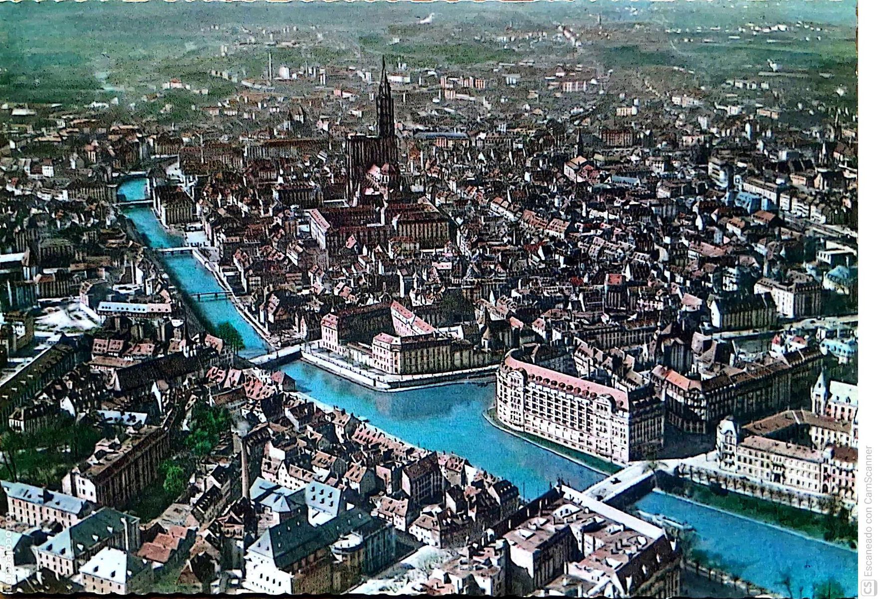 Postkarten: Estrasburgo. 113/C Vista a&eacute;rea. Nueva.