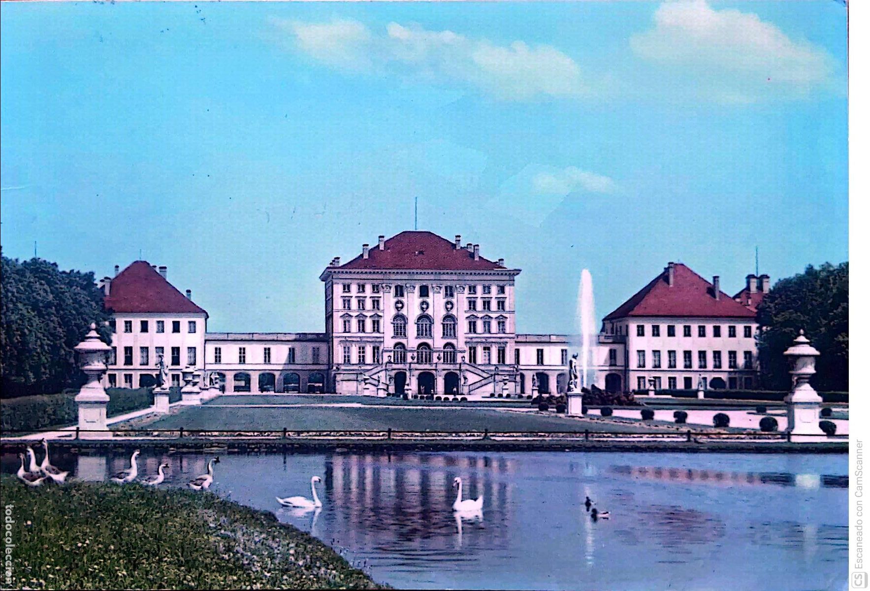 Postales: M&uacute;nich. 186 Palacio de Nymphenburg, antigua residencia veraniega de los monarcas de la dinastia Witt