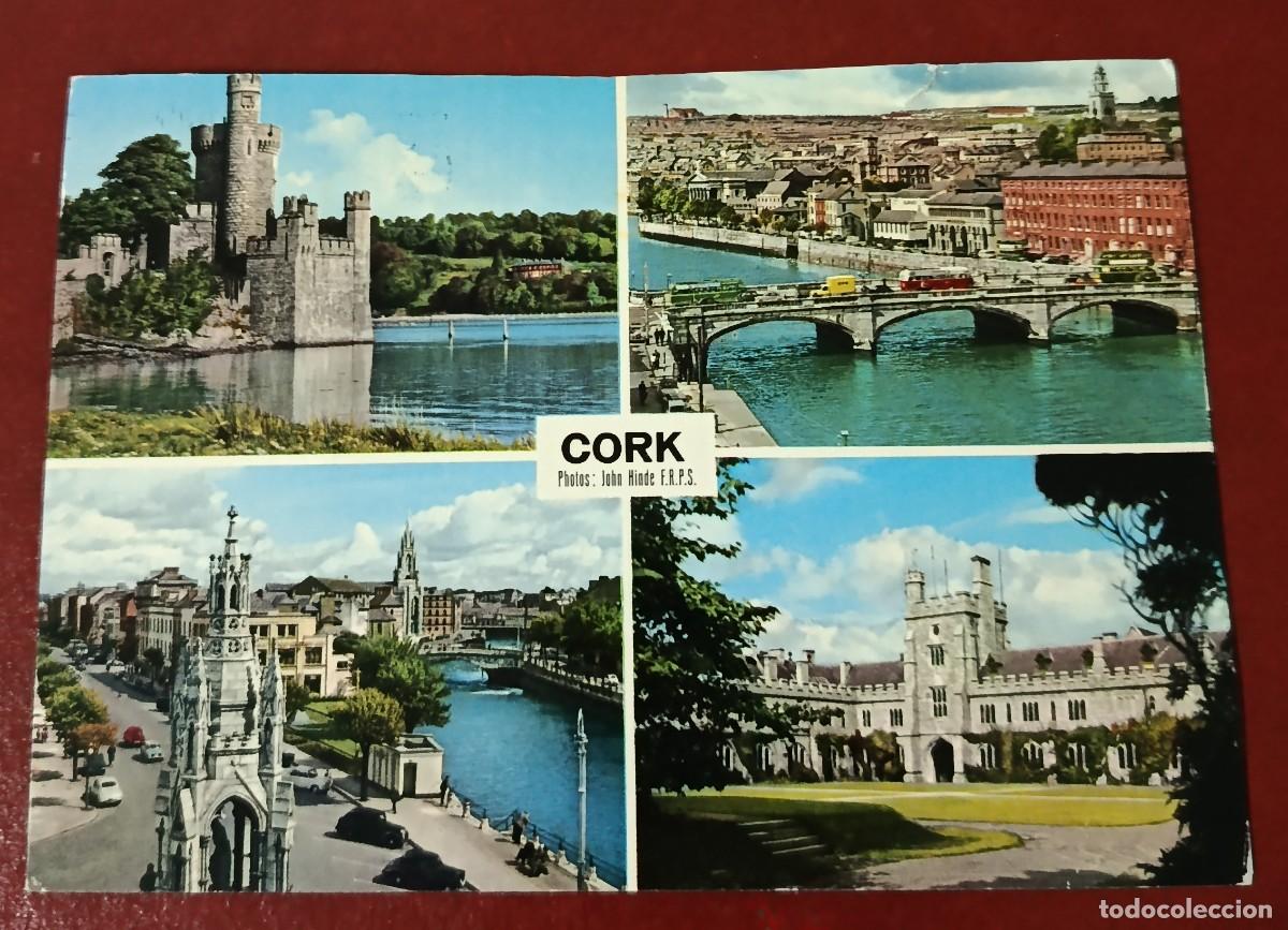 Postkarten: POSTAL VINTAGE MULTIPLES VISTAS DE CORK - JOHN HINDE - IRLANDA 1977