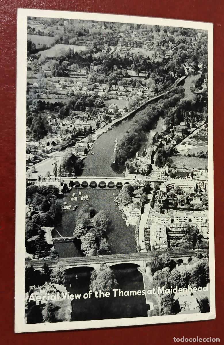 Cartes Postales: POSTAL BLANCO Y NEGRO R&Iacute;O T&Aacute;MESIS EN MAIDENHEAD - INGLATERRA 1956