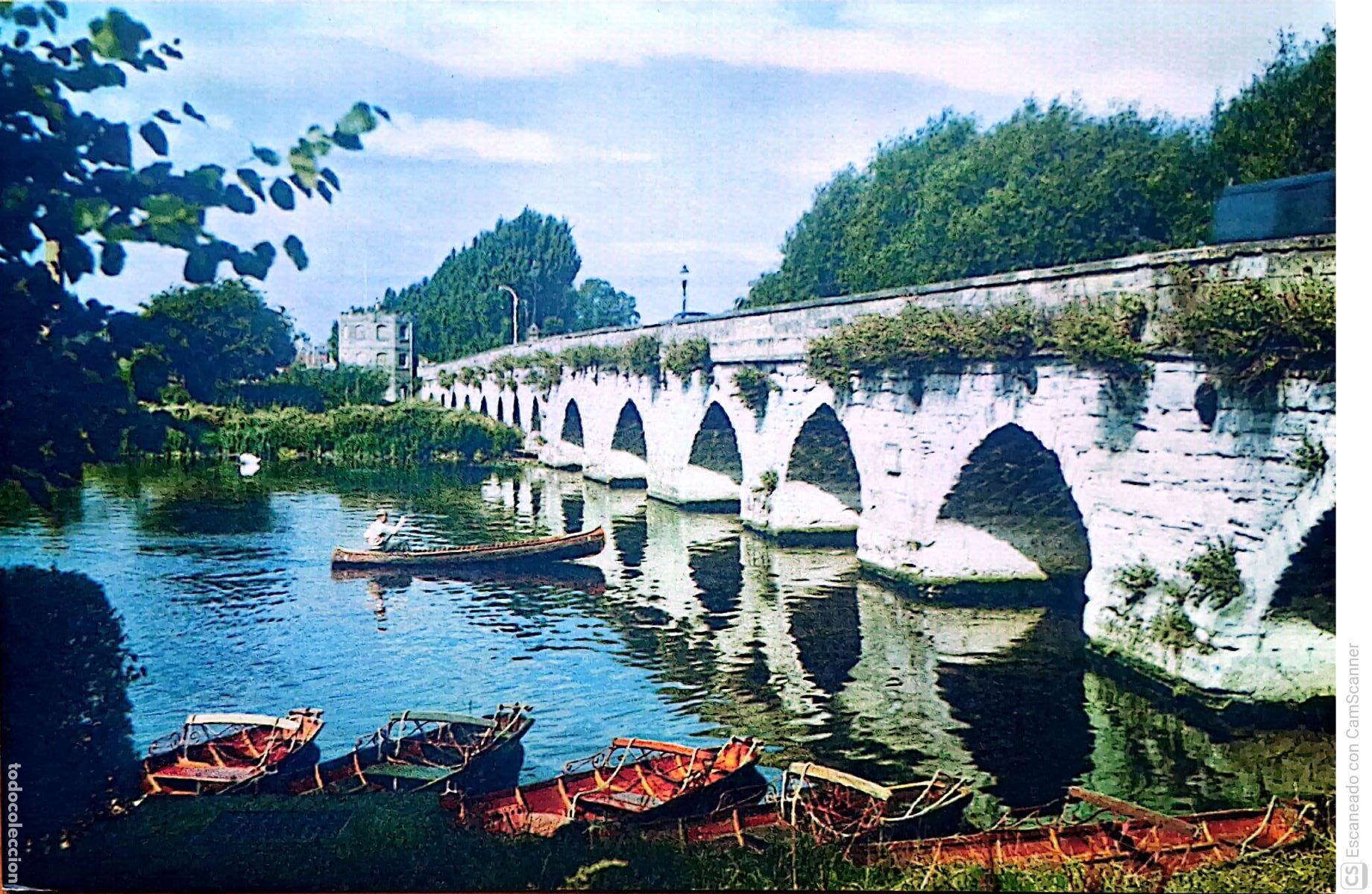 Postales: Stracford-upon-Avon. 299 Old Clopton Bridge. Puente. Nueva. Color