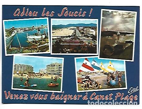 Postales: VENEZ VOUZ BAIGNER A CANET PLAGE.- CANET PLAGE / FRANCIA