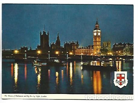 Postales: THE HOUSES OF PARLIAMENT AND BIG BEN BY NIGHT.- LONDON / REINO UNIDO