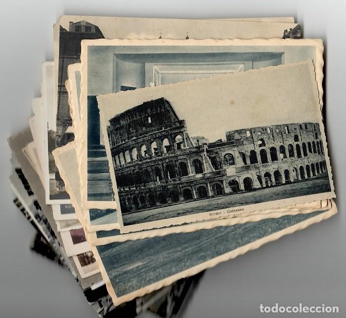 Postcards: Gran lote de 32 postales antiguas de Roma (Italia) - Lote muy comercial, ideal para reventa
