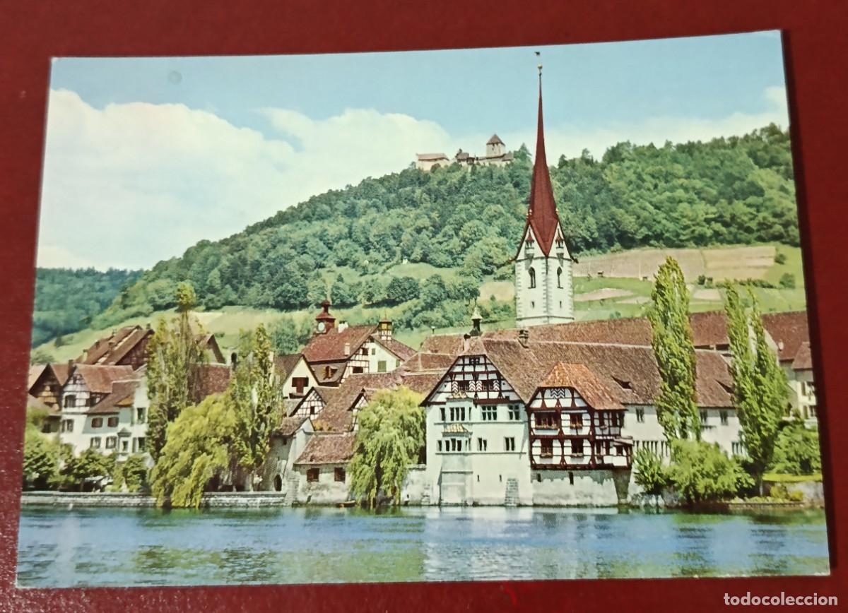 Postkarten: POSTAL FARMAC&Eacute;UTICA PARAFLEX - VISTA PANOR&Aacute;MICA R&Iacute;O RIN EN STEIN AM RHEIN - SCHAFFHAUSEN - SUIZA