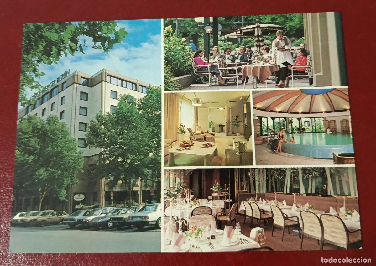 Postales: POSTAL MULTIPLE DE HOTEL BERL&Iacute;N - ALEMANIA - Foto 1