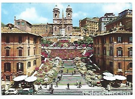 Postales: PIAZZA DI SPAGNA - TRINITA DEI MONTI.- ROMA / ITALIA