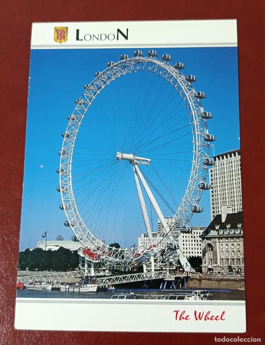 Postkarten: POSTAL IC&Oacute;NICO LONDON EYE - RIBERA DEL R&Iacute;O T&Aacute;MESIS - LONDRES - INGLATERRA