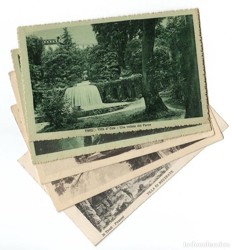 Postkarten: 5 Postales antiguas de T&iacute;voli (Italia) Tivoli , todas diferentes - Lote muy interesante