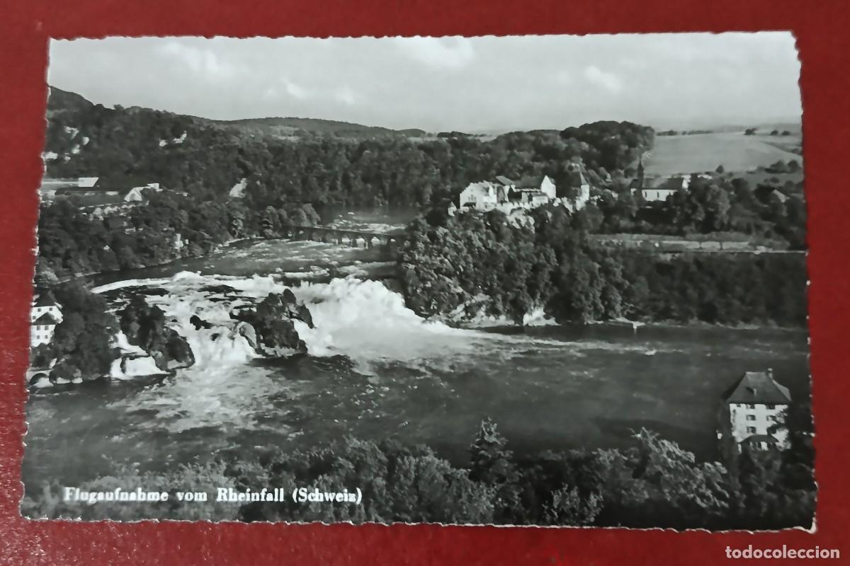 Postkarten: POSTAL ILUSTRADA CATARATAS DEL RIN - CASTILLO DE LAUFEN - SUIZA