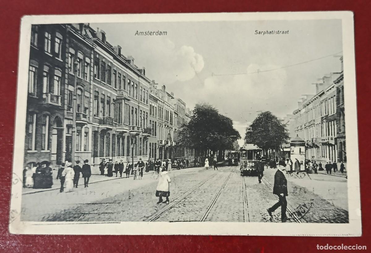 Postkarten: POSTAL BLANCO Y NEGRO LA SARPHATISTRAAT EN &Aacute;MSTERDAM - PA&Iacute;SES BAJOS
