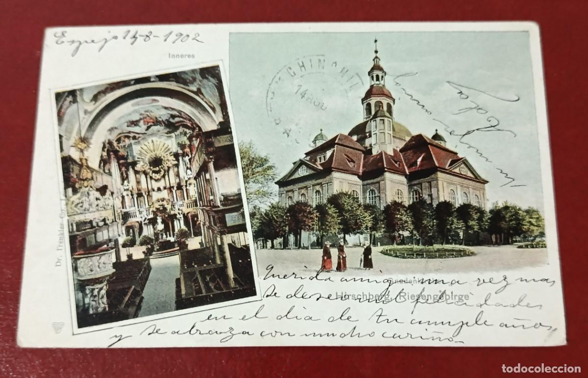 Postkarten: TARJETA POSTAL IGLESIA DE LA GRACIA - HIRSCHBERG IM RIESENGEBIRGE - POLONIA