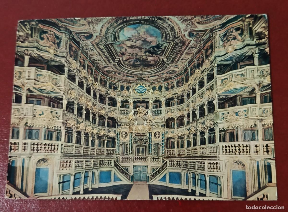 Postkarten: POSTAL INTERIOR DE LA OPERA DEL MARGRAVE - BAYREUTH - PATRIMONIO DE LA HUMANIDAD - ALEMANIA 1959