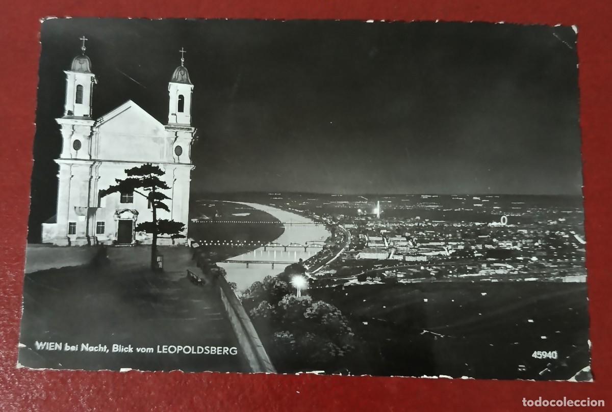 Cartes Postales: POSTAL BLANCO Y NEGRO IGLESIA DE LEOPOLDSBERG - VIENA - AUSTRIA 1950