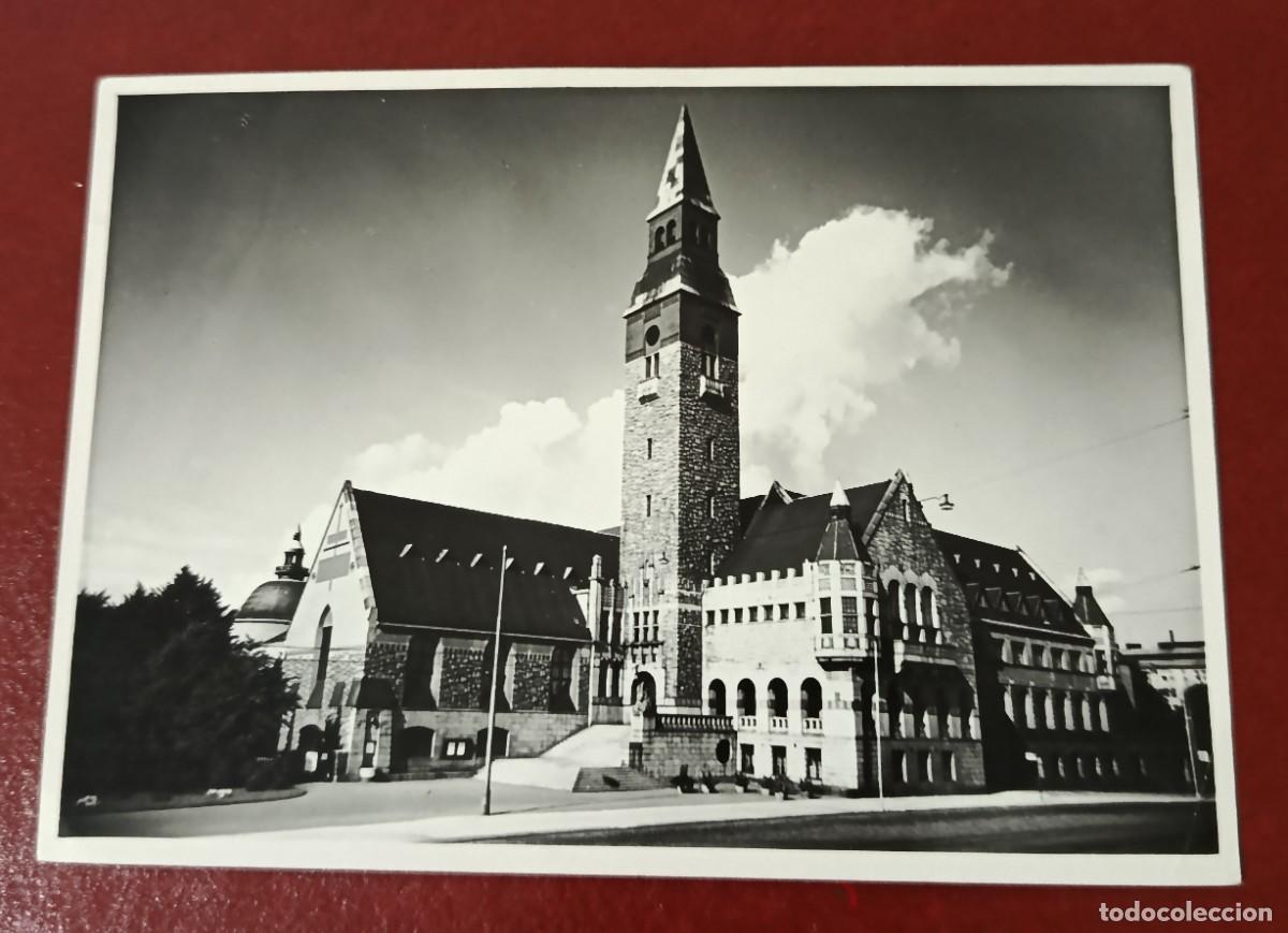 Postkarten: POSTAL BLANCO Y NEGRO MUSEO NACIONAL DE FINLANDIA - HELSINKI