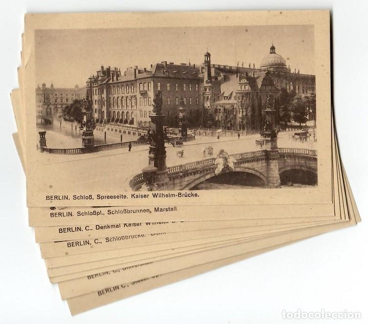 Postkarten: 10 Postales antiguas de Berl&iacute;n (Alemania), todas diferentes - Lote muy interesante y comercial