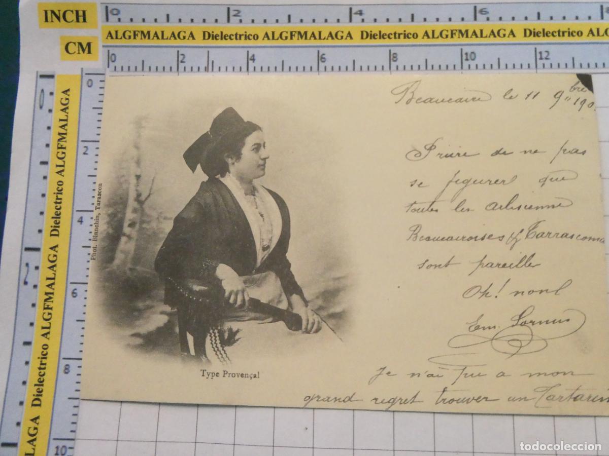 Postales: ANTIGUA POSTAL FACS&Iacute;MIL LA FRANCIA DE OTRO TIEMPO. MUJER T&Iacute;PICA PROVENZA TYPE PROVEN&Ccedil;AL. 1048