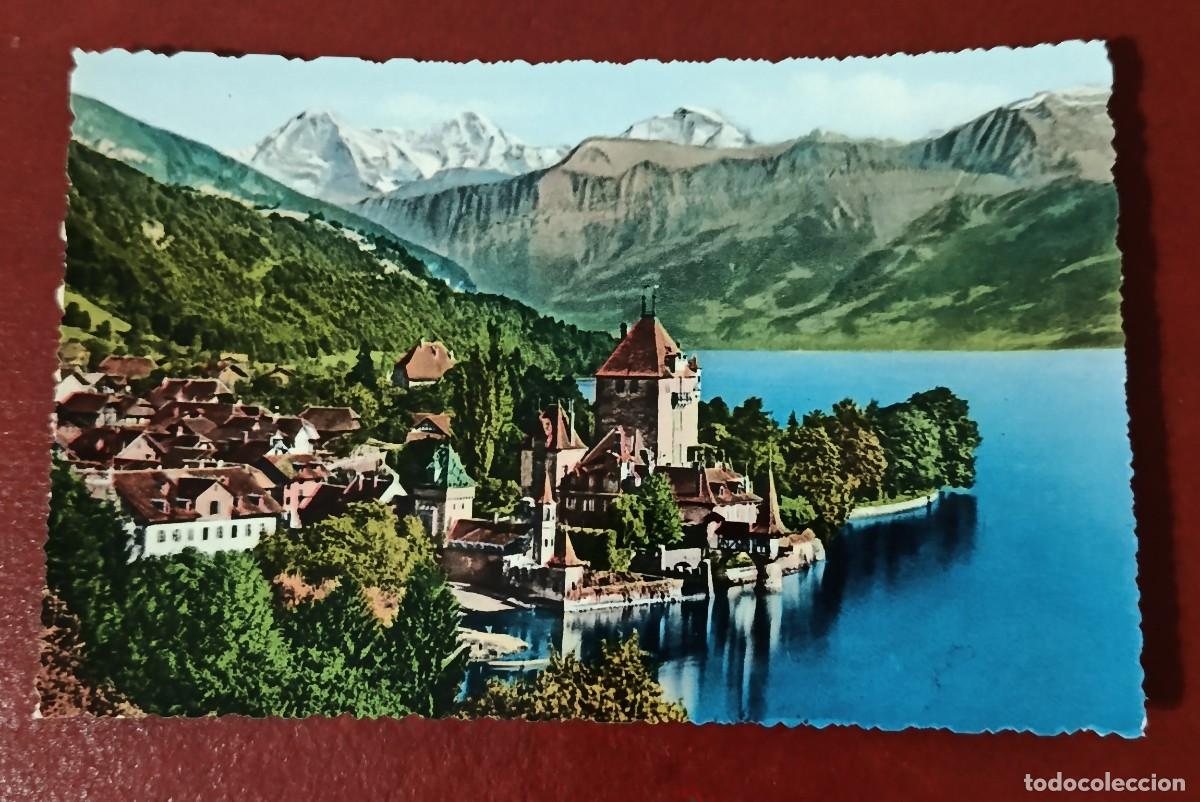 Postcards: POSTAL CASTILLO DE OBERHOFEN - LAGO THUN - SUIZA