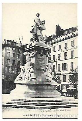 Postales: MONUMENT PUGET.- MARSEILLE / FRANCIA