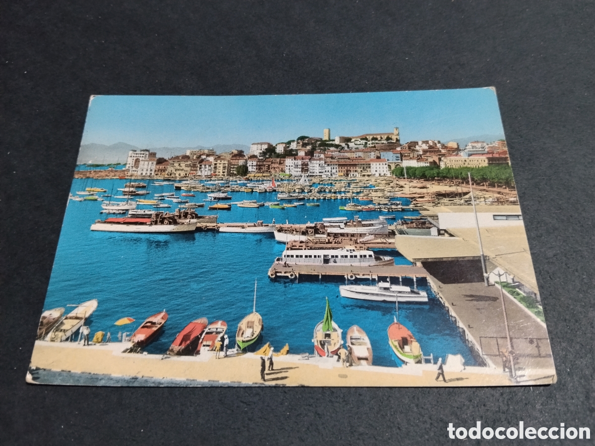 Postales: Postal Cannes puerto mar&iacute;timo