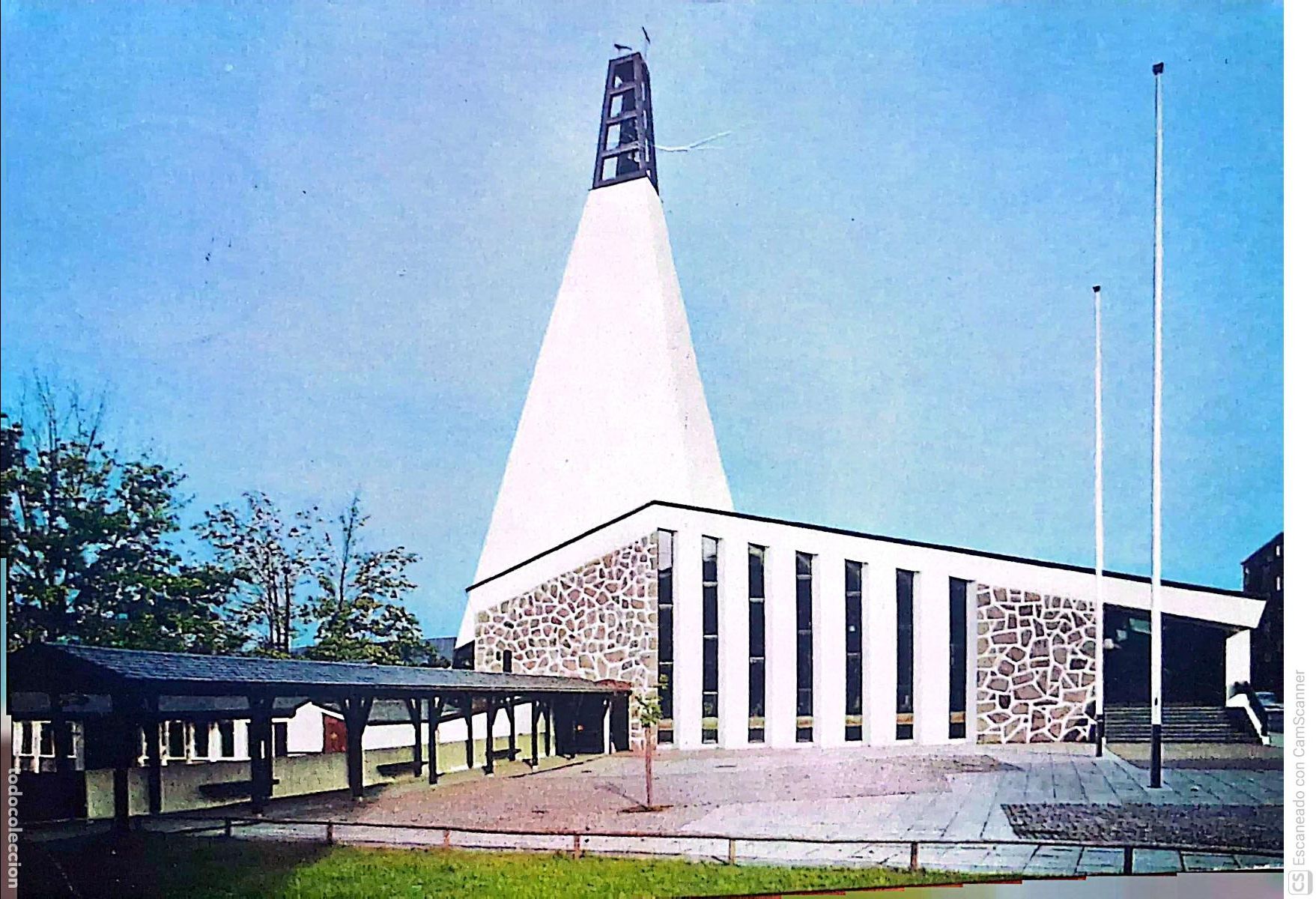 Postales: Malm&ouml; (Suecia). Iglesia de Nuestro Salvador, importante parroquia e iglesia cat&oacute;lica situada en el c