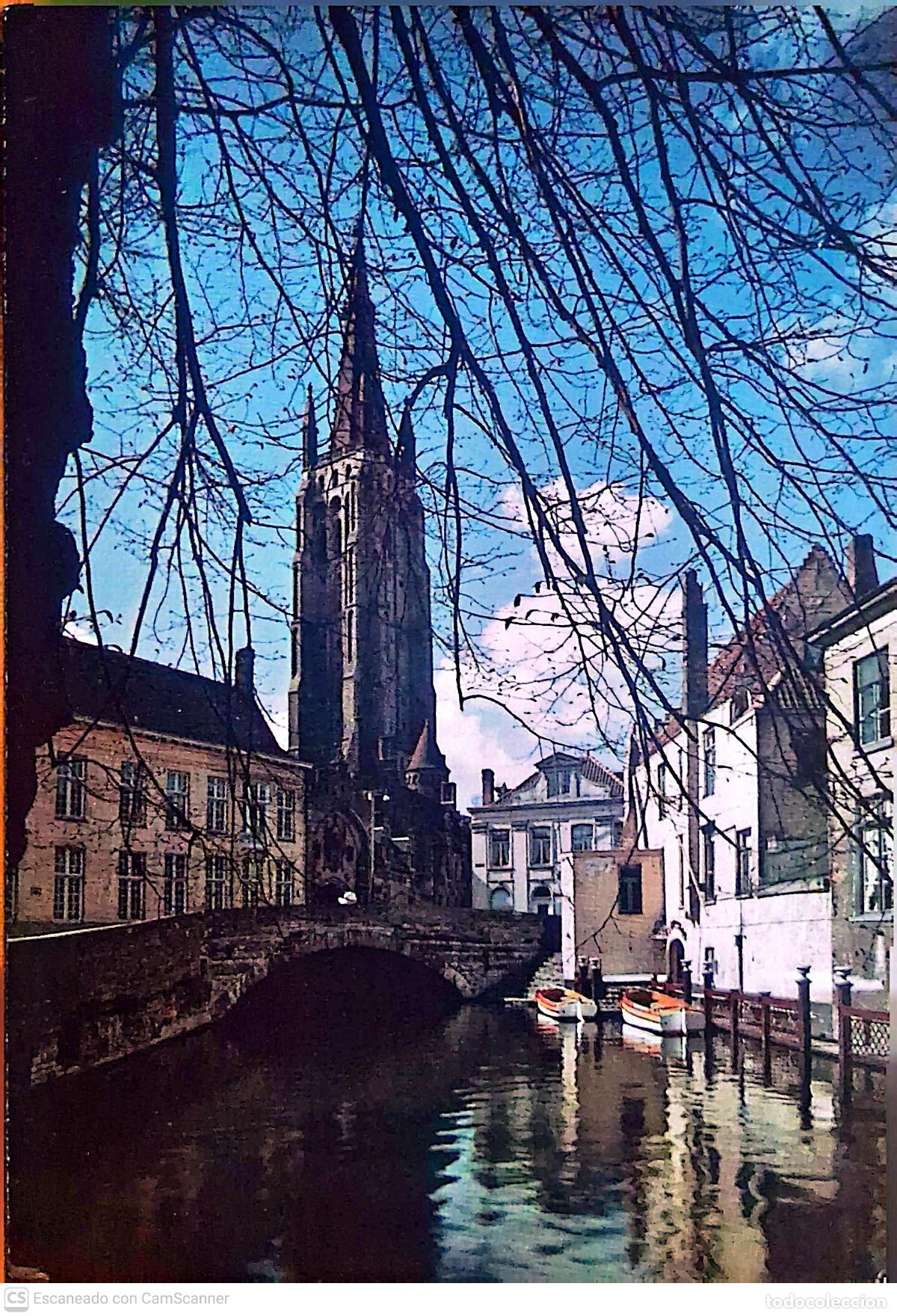 Postales: Brujas (B&eacute;lgica). 506 La Iglesia de Nuestra Se&ntilde;ora, es la torre de ladrillo m&aacute;s alta de B&eacute;lgica con