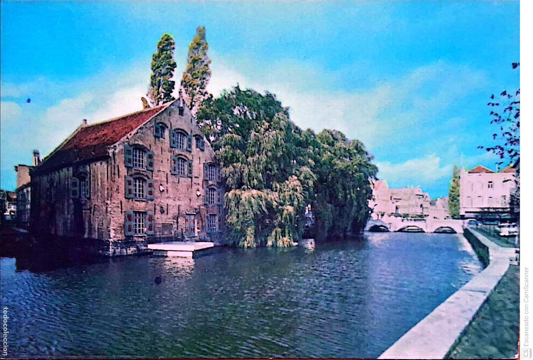 Postales: Liere (B&eacute;lgica). El r&iacute;o Petite N&egrave;the se junta al Grande N&egrave;the en el lugar donde naci&oacute; y crecio la ci