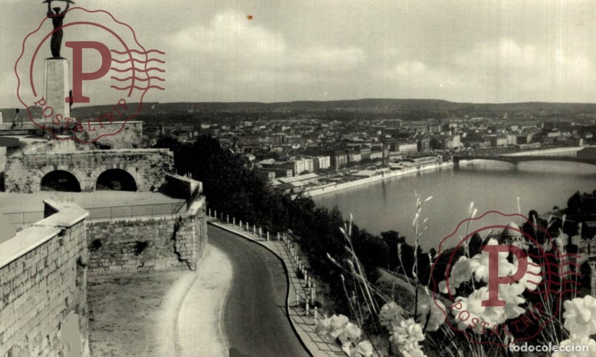 Postkarten: HUNGRIA HUNGARY. BUDAPEST LATKEP A GELLERTHEGGYEL