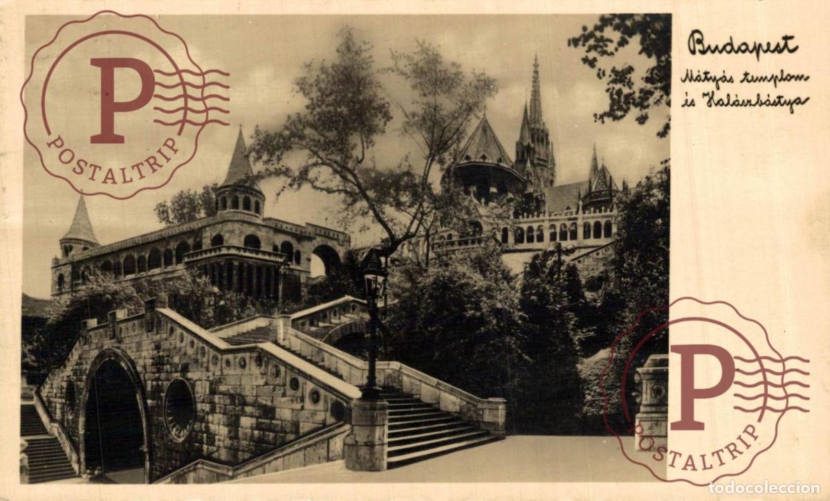 Postkarten: HUNGRIA HUNGARY. Budapest; M&aacute;ty&aacute;s-templom