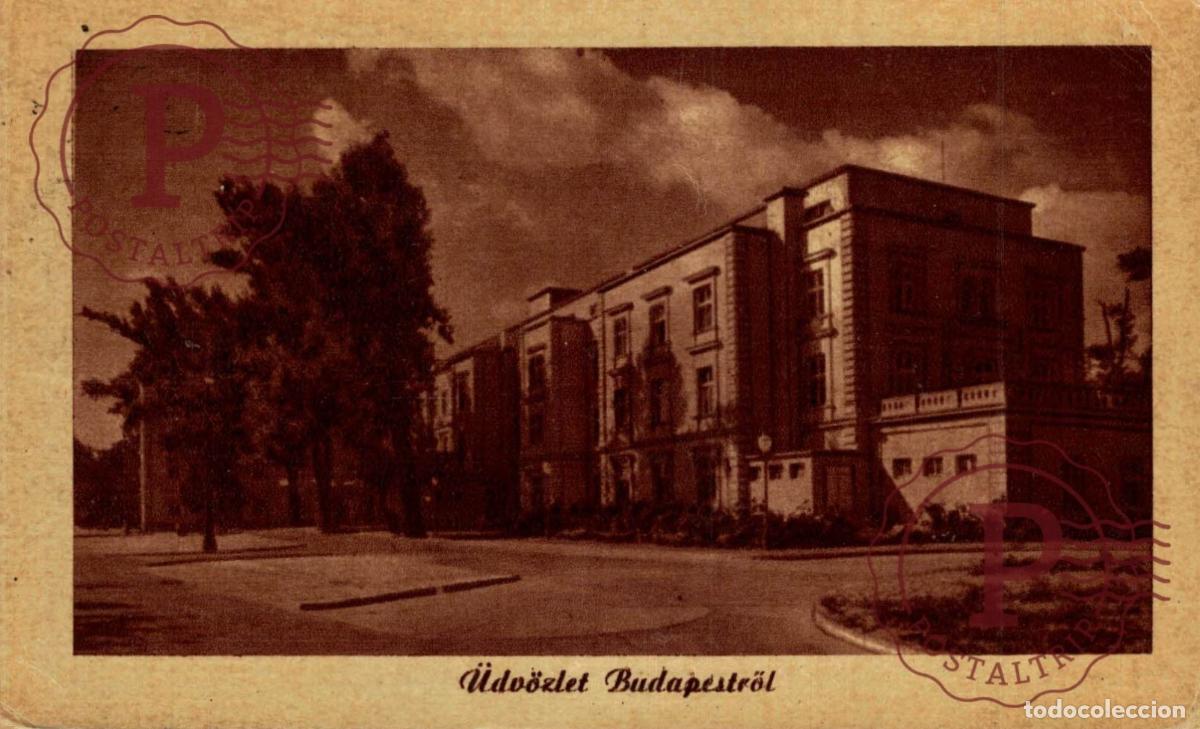 Postkarten: HUNGRIA HUNGARY. &Uuml;DVOZLET BUDAPESTROL.