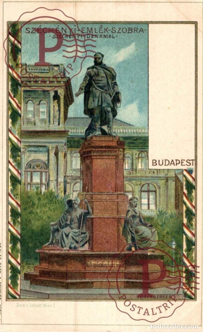 Cartoline: HUNGRIA HUNGARY. BUDAPEST SZECHENYI-DENKMAL