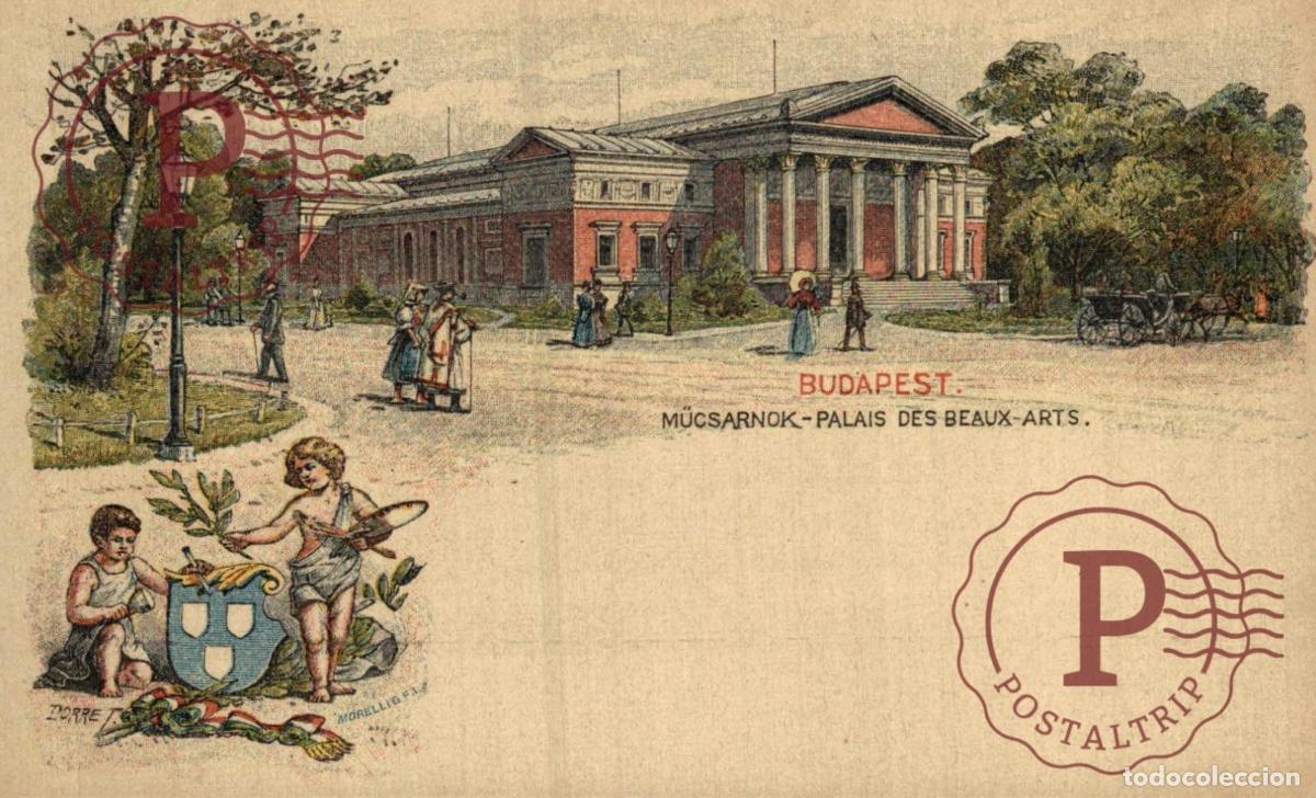 Postais: HUNGRIA HUNGARY. Budapest, Mucsarnok, Palais des beaux-arts, litho