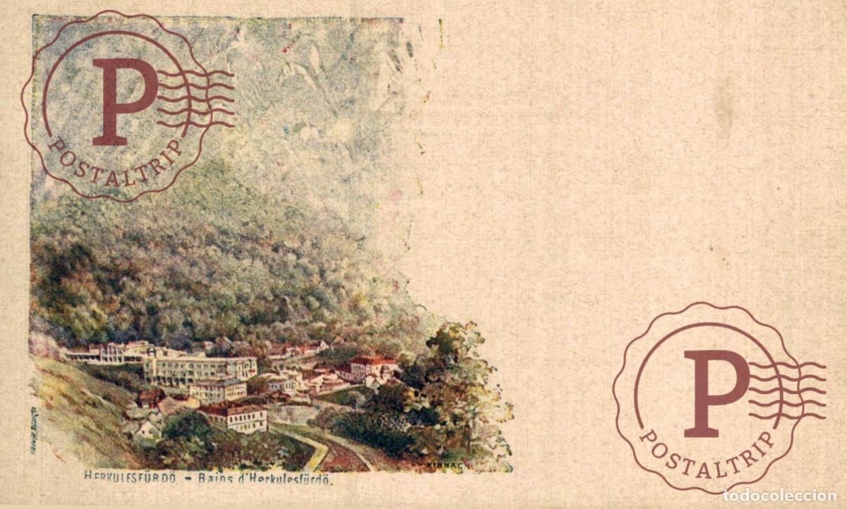 Postales: HUNGRIA HUNGARY. Herkulesf&uuml;rd&ouml;-Bains dHerkulesf&uuml;rd&ouml;. LITHO