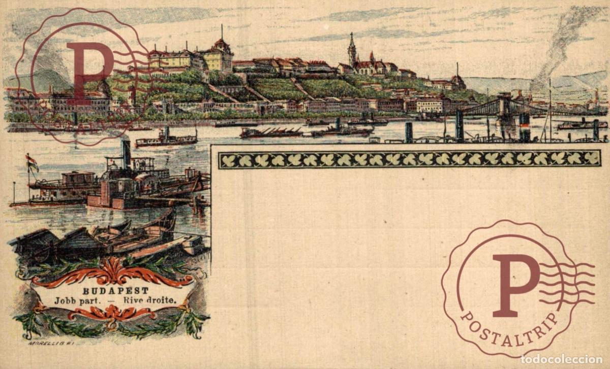 Postkarten: HUNGRIA HUNGARY. BUDAPEST - LA RIVE DROITE