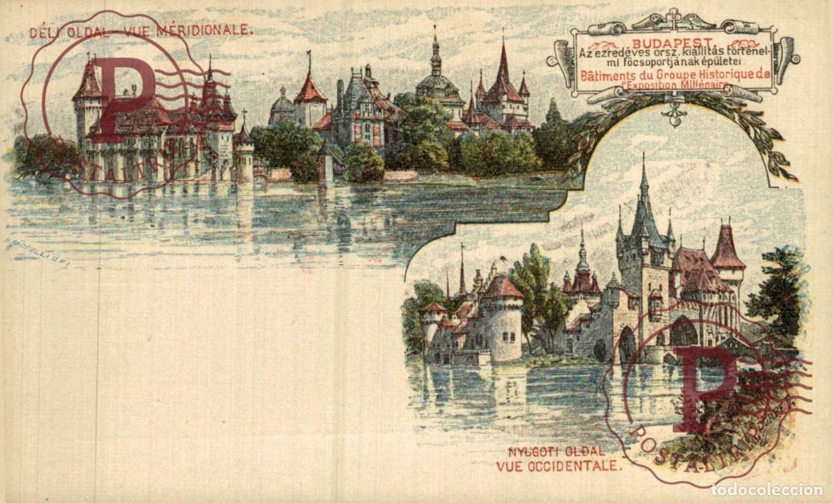 Postales: HUNGRIA HUNGARY. - Budapest, D&eacute;li Oldal u. Nyugoti Oldal, Litho