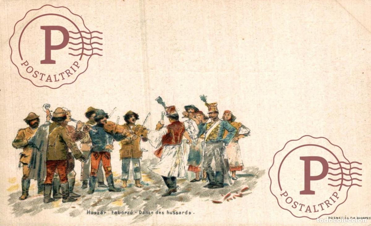Postales: HUNGRIA HUNGARY. Huszar, Danse des hussards