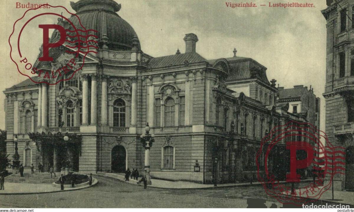 Postales: BUDAPEST VIGSZINHAZ LUSTSPIEL THEATER LUSTSPIELTHEATER HUNGRIA HUNGARY. Ungheria