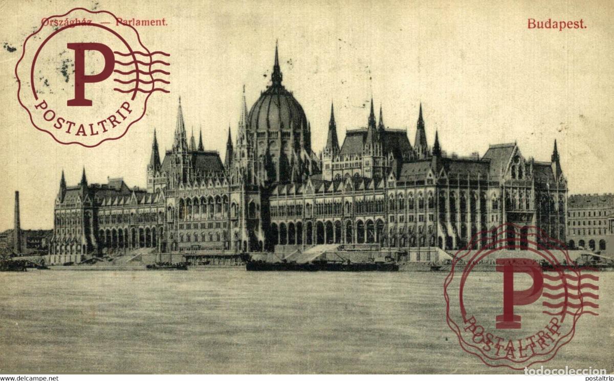 Postkarten: BUDAPEST ORSZAGHAZ PARLAMENT HUNGRIA HUNGARY. Ungheria