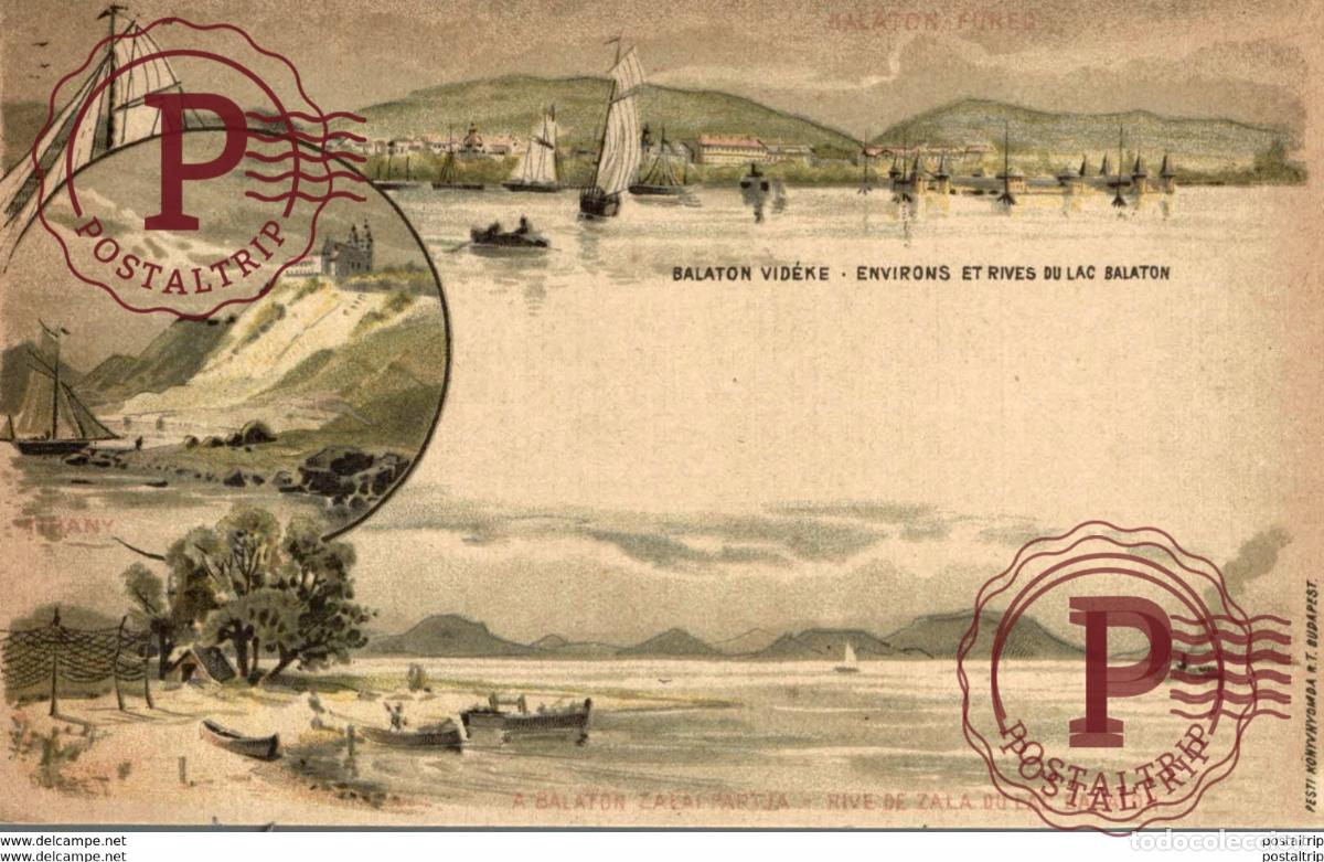 Postais: HUNGR&Iacute;A HUNGARY. BALATON VIDEKE - Environs et rives du Lac Balaton